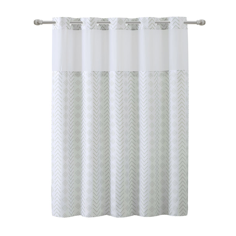 Hookless® Shower Curtain Diamond With Peva Liner & Reviews Wayfair